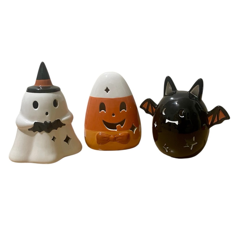 Target Light Up Ceramic Halloween Decor - Bundle of 3